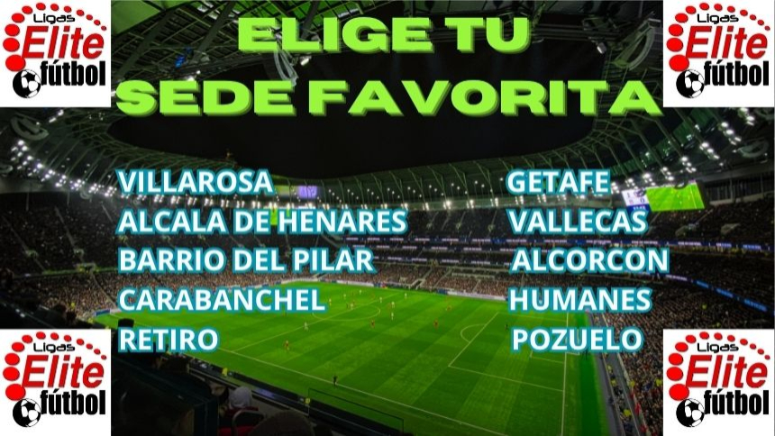 ELIGE TU SEDE DE JUEGO